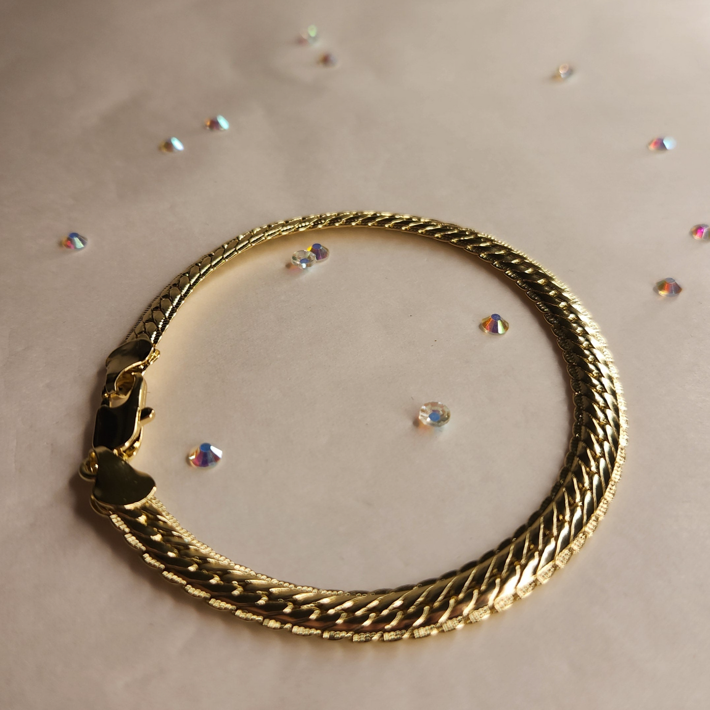 Pulsera Espiga - Baño de Oro 24K