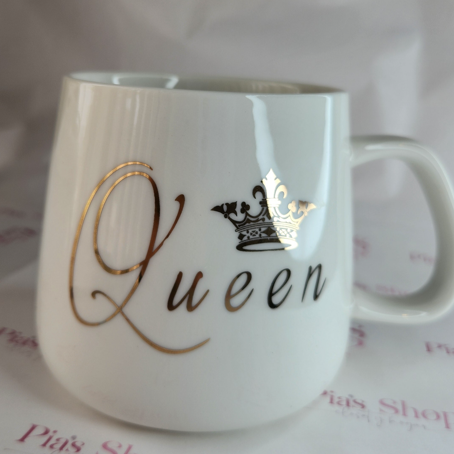 Set Taza con calentador eléctrico Blanca