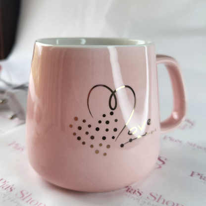 Set Taza con calentador eléctrico Rosa