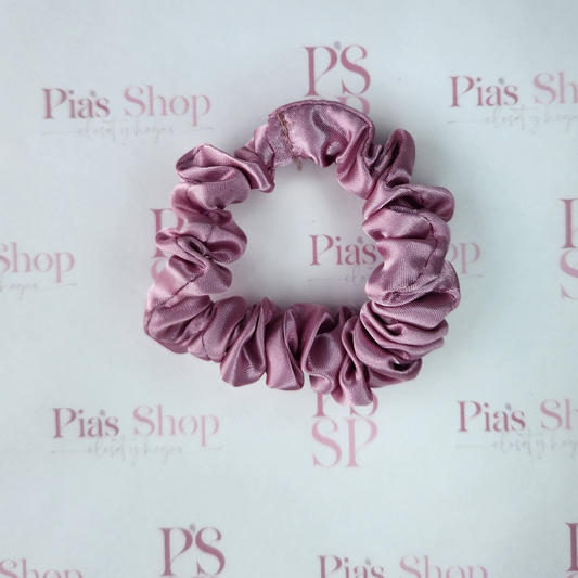 Scrunchie de Satín - Dusty Rose