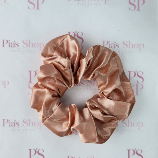 Scrunchie Satinado - Light Salmon